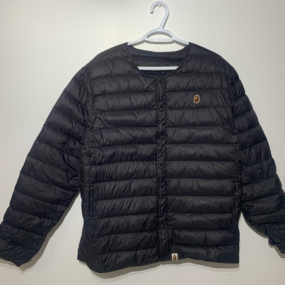 Bape Black Puffer Jacket L/XL - Picture 2 of 7